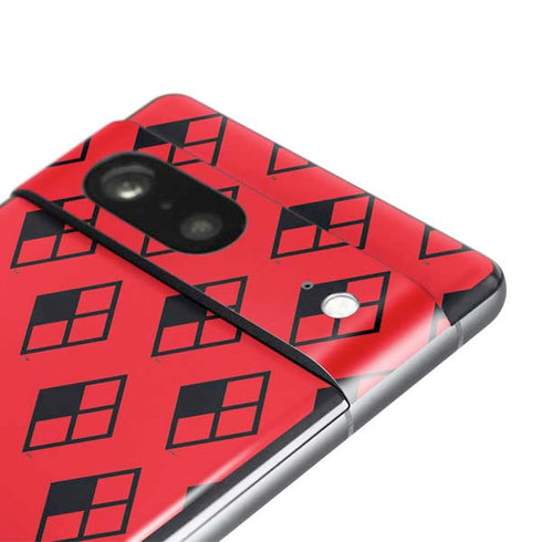 DC Comics Harley Quinn Logo Pattern Pixel Skins